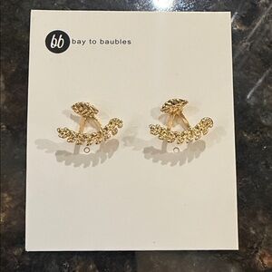 Bay to Baubles Gold Leaf Earrings